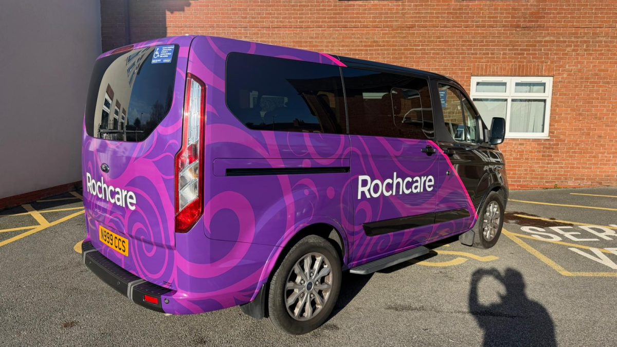 Photo of one of our two New Branded Vans