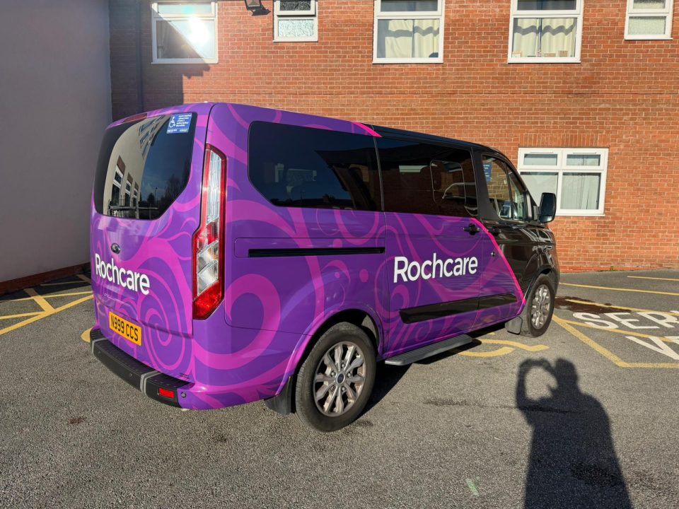 Photo of one of our two New Branded Vans